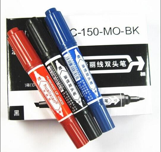 批发日本ZEBRA斑马油性笔记号笔大双头MO-150 3
