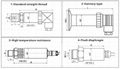 Dyb4211 Hydraulic Oil Air Vacuum Pressure Sensor Pressure Transmitter 3