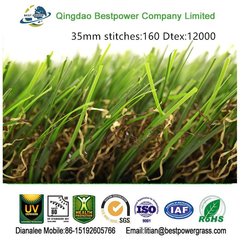 7 years artificial landscaping grass 4