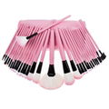 Ebay Amazon Hot Style Manufacturers Wholesale 32 Pink Makeup Brush Set