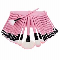 Ebay Amazon Hot Style Manufacturers Wholesale 32 Pink Makeup Brush Set