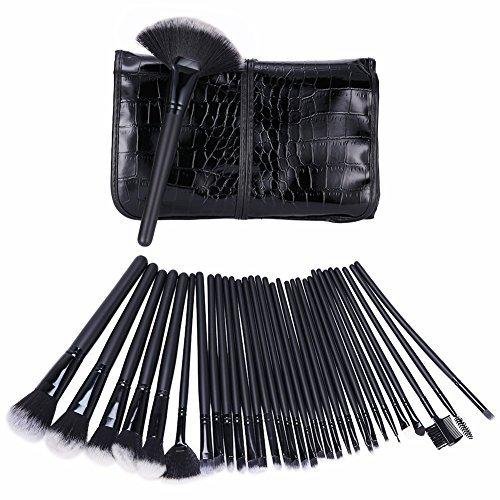 Ebay Amazon Hot Style Manufacturers Wholesale 32 black Makeup Brush Set