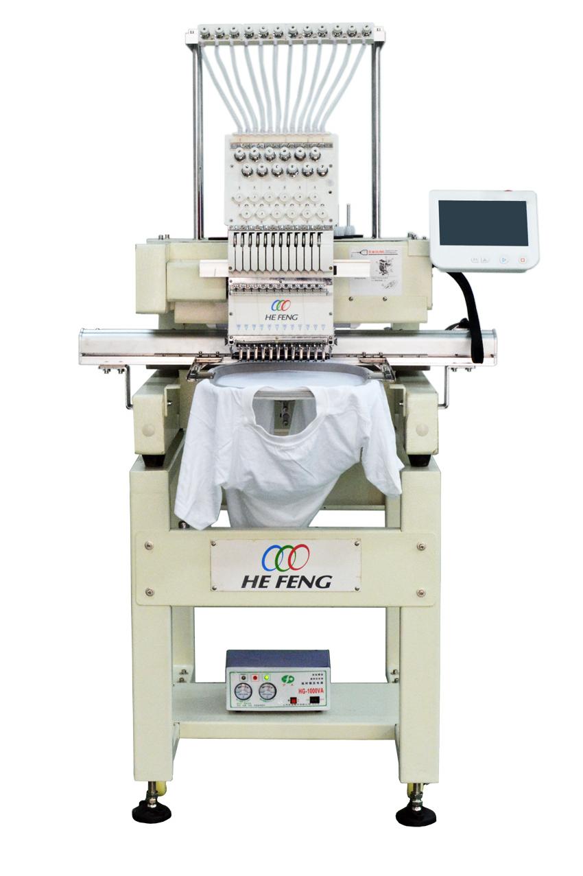Single head computerized embroidery machines suitable for tshirt
