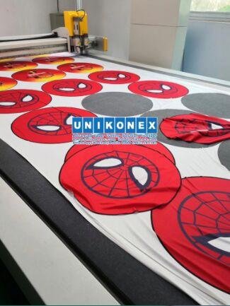 Sublimated printing fabric cutting 2