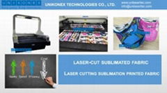 Laser cut sublimated fabric