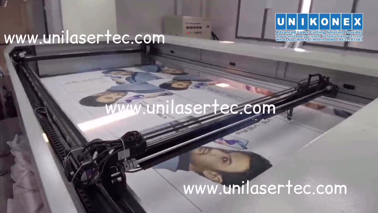 Easy laser cutting wide format printing