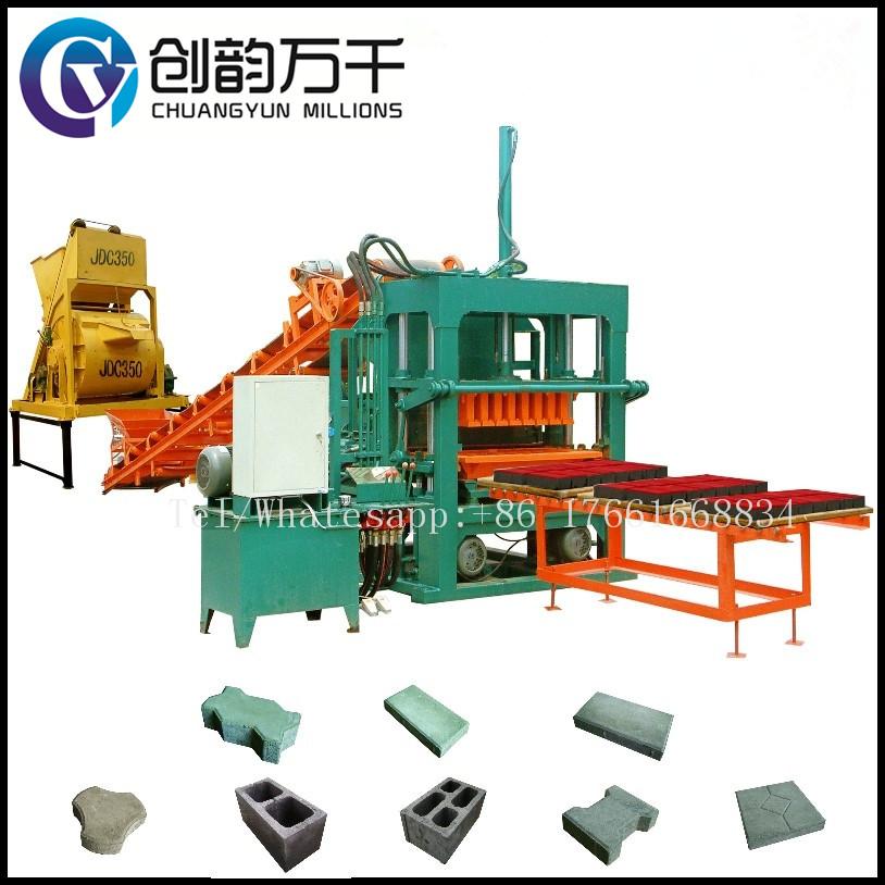 QT5-20 Automatic hydraulic concrete cement block machine