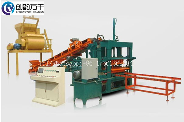 QT5-20 Automatic hydraulic concrete cement block machine 2