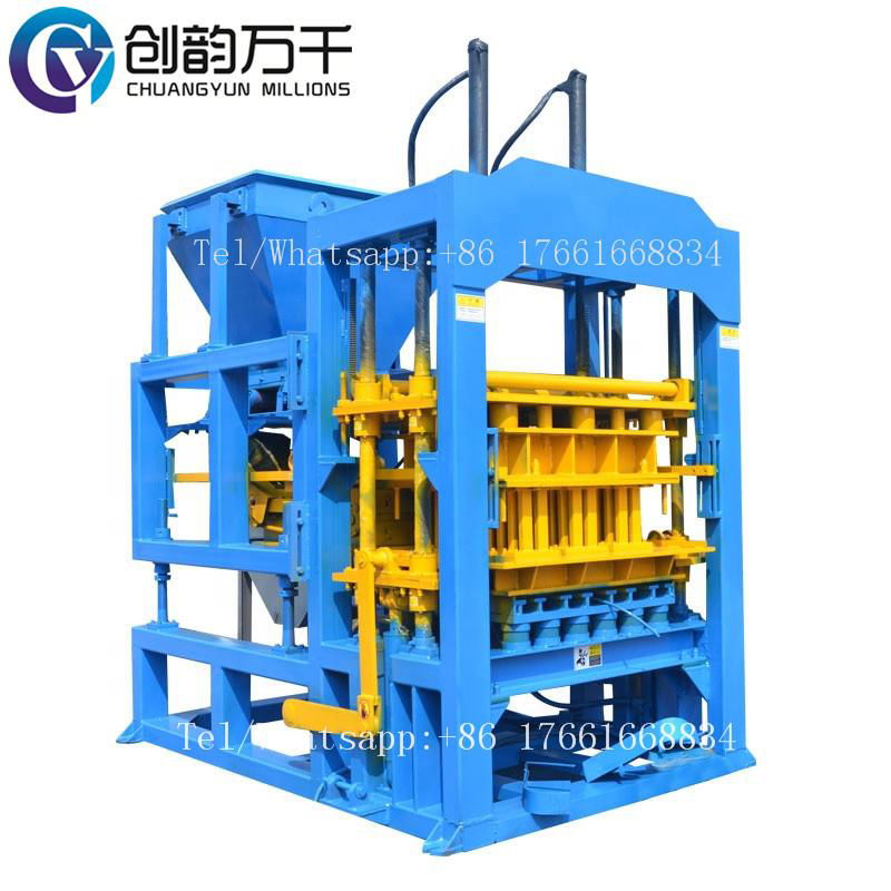 QT5-20 Automatic hydraulic concrete cement block machine 3