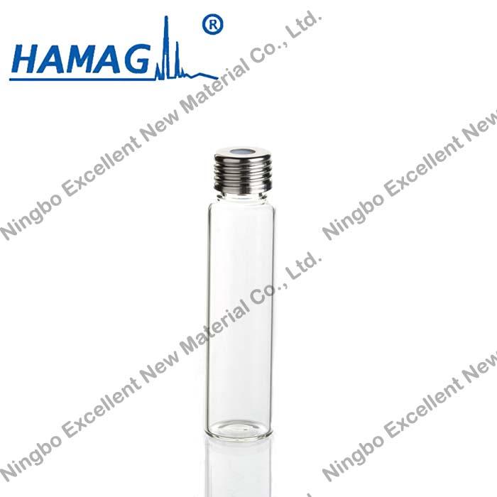 20ml headspace vials high percision screw thread clear glass vials round bot 2