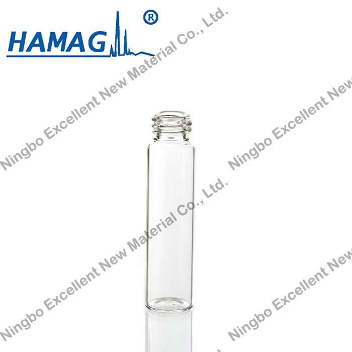 20ml headspace vials high percision screw thread clear glass vials round bot 3