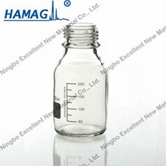 250ml Reagent Bottle mobile phase glass bottle for solvent