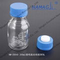 250ml Reagent Bottle mobile phase glass bottle for solvent 2