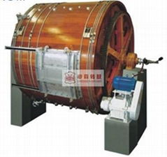 Leather production machinery superload overload wooden drum for tanning process