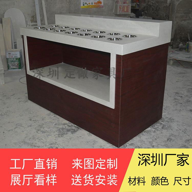 Restaurant condiment table will be supplied by marble sauce table manufacturer 2