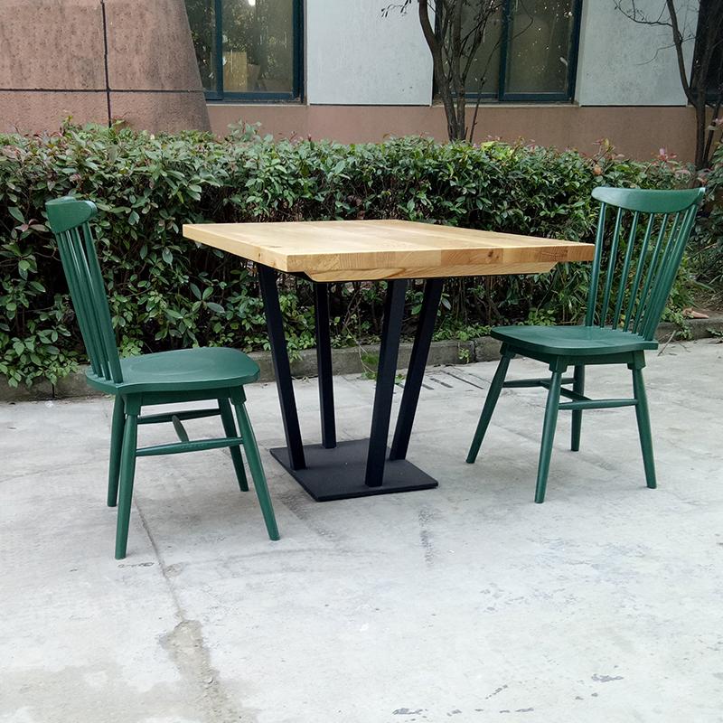 香港餐廳實木圓桌中西餐廳桌子訂製 3
