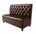 Hong Kong Restaurant Club's Fire-proof and Flame-retardant Leather Card Sofa 1