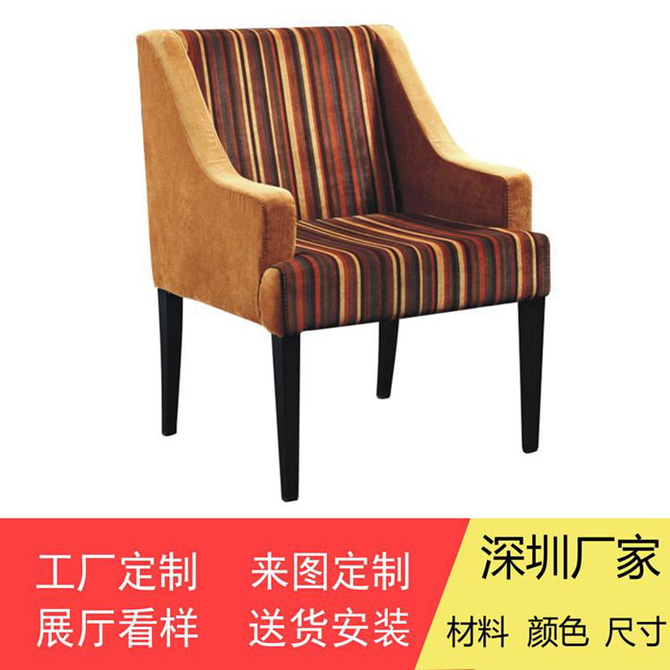 Korean-style solid wooden dining chairs in upscale restaurants and hotels 2
