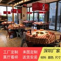 Hong Kong Hot Pot Restaurant Table Supplier Marble One Pot Hot Pot Table 2