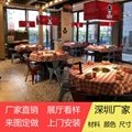 香港火锅店餐桌供应商大理石一人一锅火锅桌订做 3