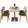 订造咖啡厅实木餐桌户外休闲餐桌餐台 4