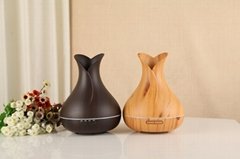 LED Night Light Cool Mist Air Humidifier Vase Shaped Aroma Diffuser