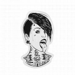 Custom Stickers Free Shipping | Punk Girl Custom Stickers | GS-JJ