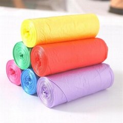 Large color and size custom garbage plastic bag