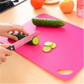 hot sale customized colorful thick plastic cutting board 4