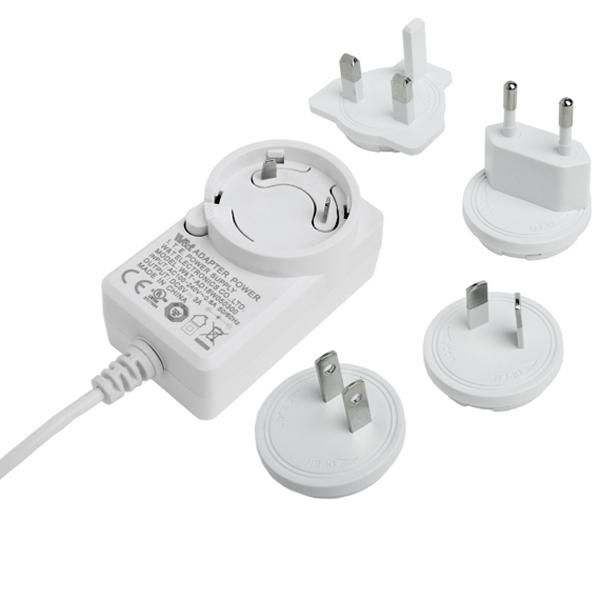 5V-3A Mobile Power Bank Interchangable Plug-in AC/DC Power Adapter