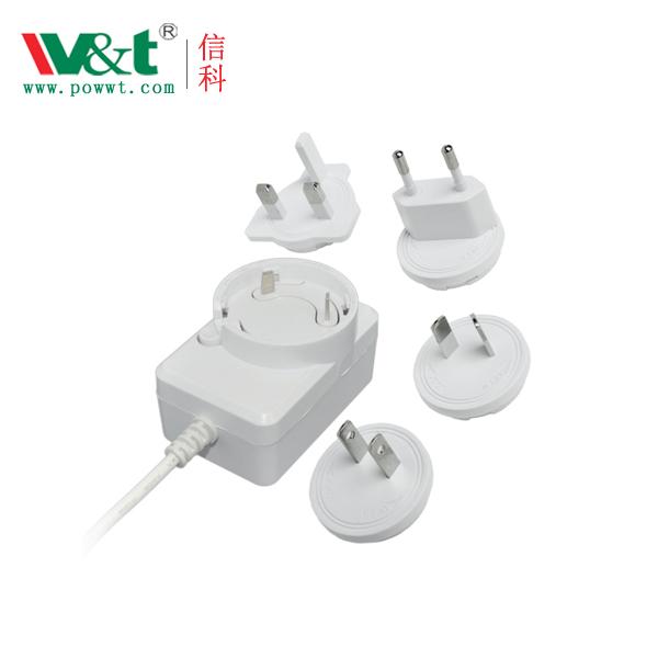 5V 2.1A Bluetooth Speaker Interchangable Plug-in Power Adapter 2