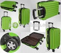 Hard shell abs pc trolley suitcase l   age 3pcs travel l   age bags set 3