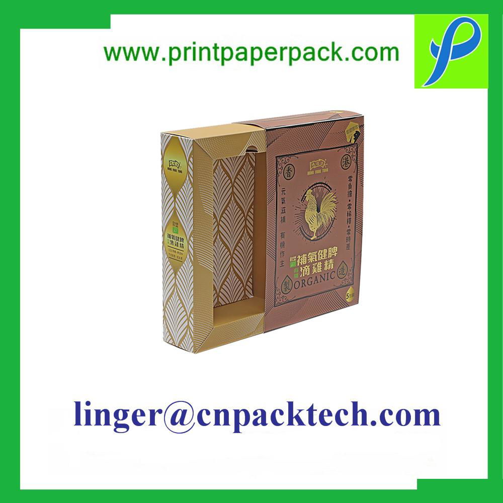 Exquisite Customized Cosmetic Perfume Paper Favor Box
