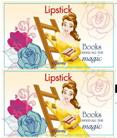 princess label Lipstick Customize label Cosmetic products label 2