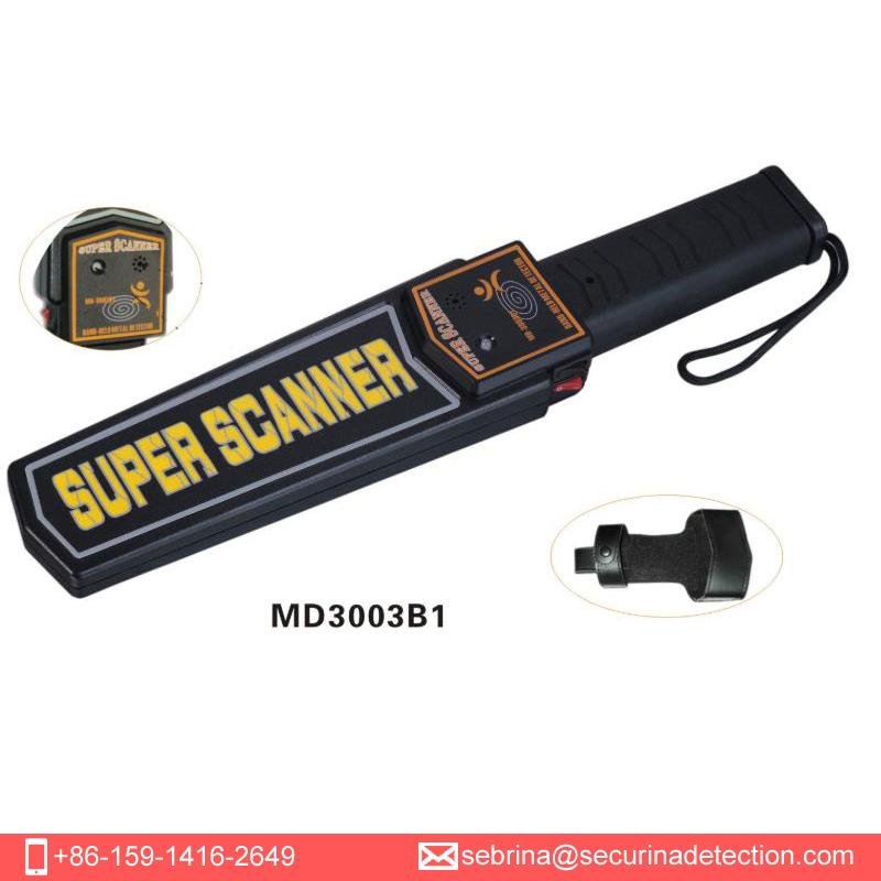 Ultra-High Sensitivity Non-Magnetic  Hand Held Metal Detector Security Wand 