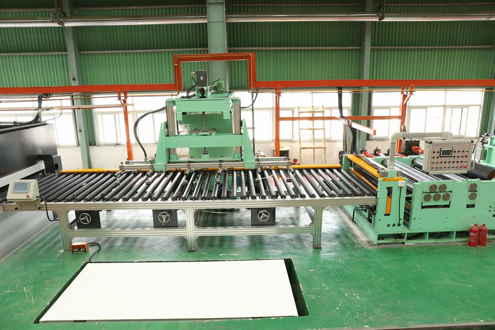 No.4 sheet and  coil mix in one Polishing machine for the stainless steel plate  3