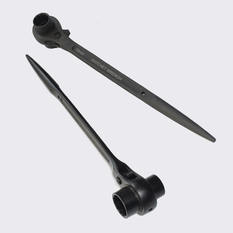 Construction Ratchet Wrench Double Size Socket Spanner 3