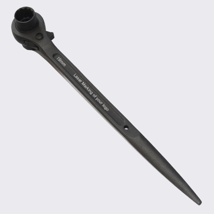 Construction Ratchet Wrench Double Size Socket Spanner 5