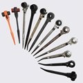 16*17*18*19*21*23*24mm Bend Handled RAT-TAIL Ratchet wrench/spanner