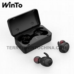 Fashion Bluetooth 5.0 Wireless Headphone Handsfree in Ear TWS Sport Earphones