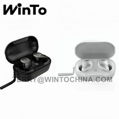 Fashion TWS Wireless Earphones BT 5.0 Bluetooth Headphone Business Style Earbuds