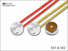 TS 01/02 button tyoe thermal protector