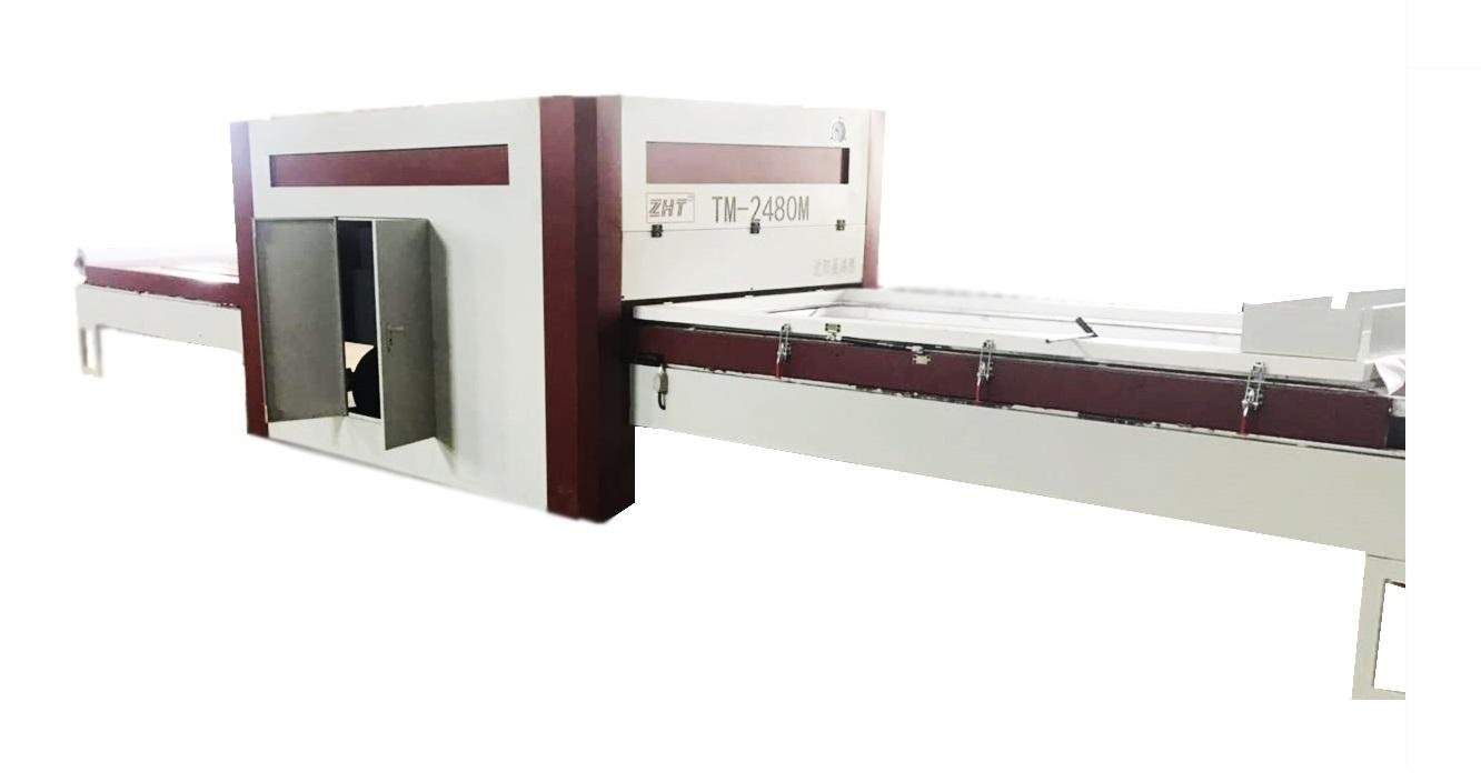 TM2480M pvc foil vacuum membrane press machine for PVC Paint-Free Door  2