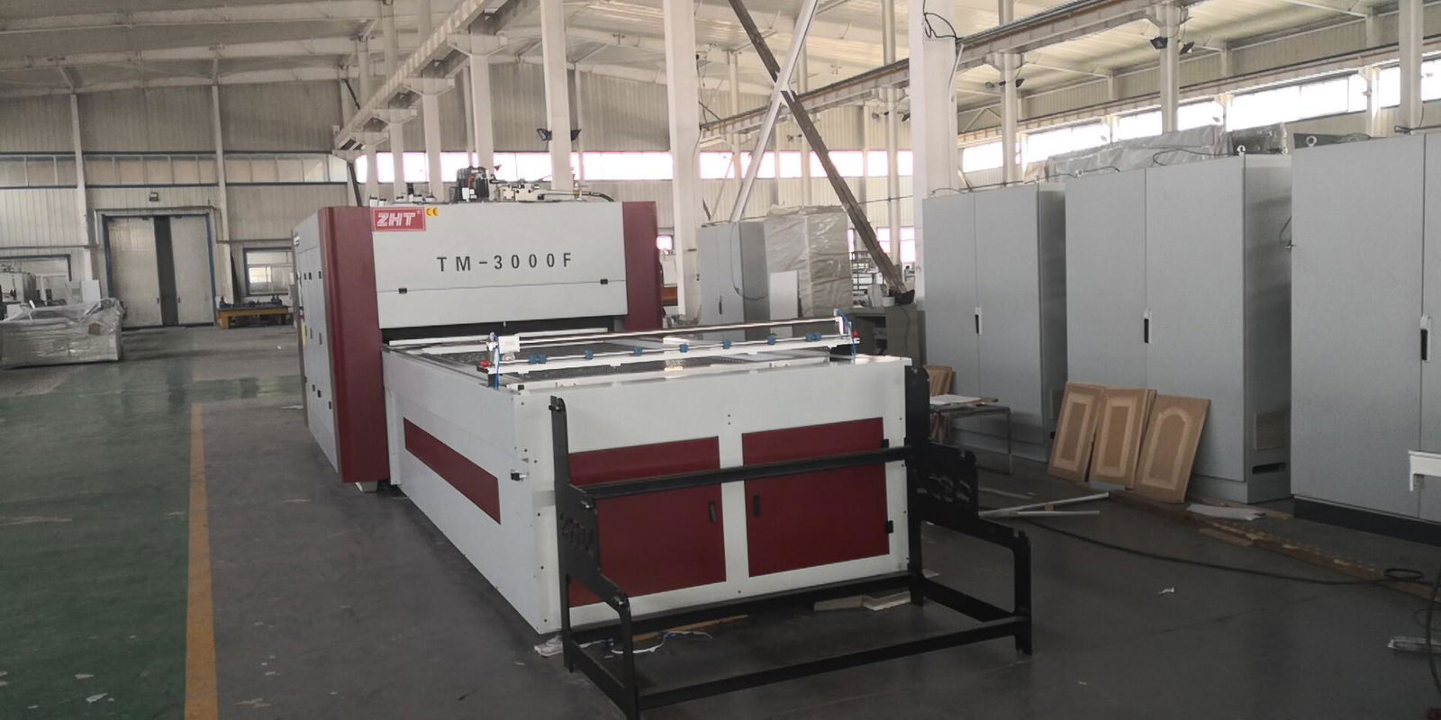 TM3000F Double-sided Wooden Skin Plate Positive And Negative Pressure Machine 3