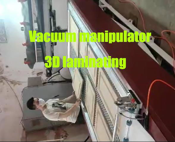 Vacuum membrane press machine for PVC, veneer,  heat transfer ZHT Liaoning 2