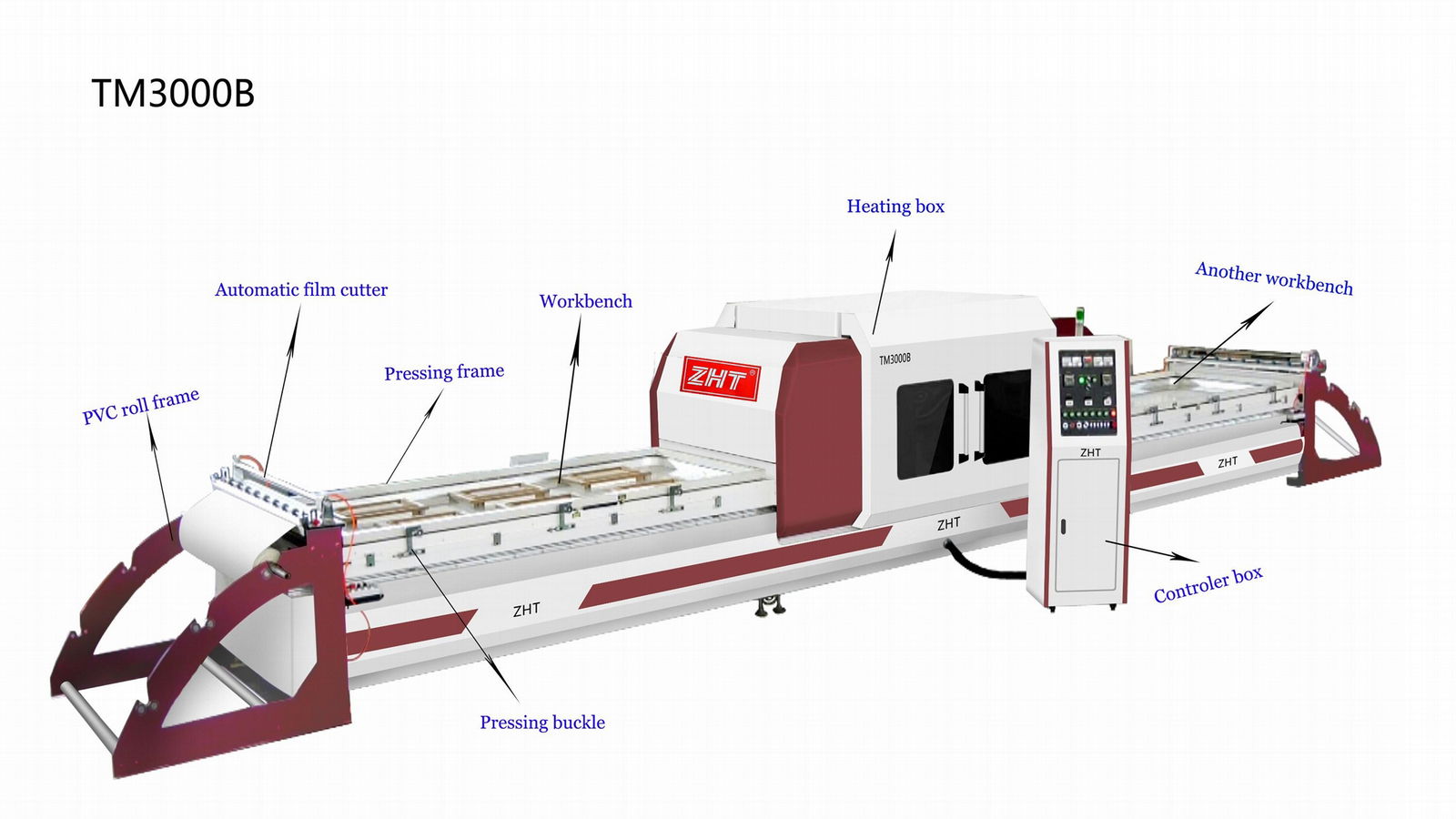 High quality negative pressure full-automatic upper and lower heating pressure