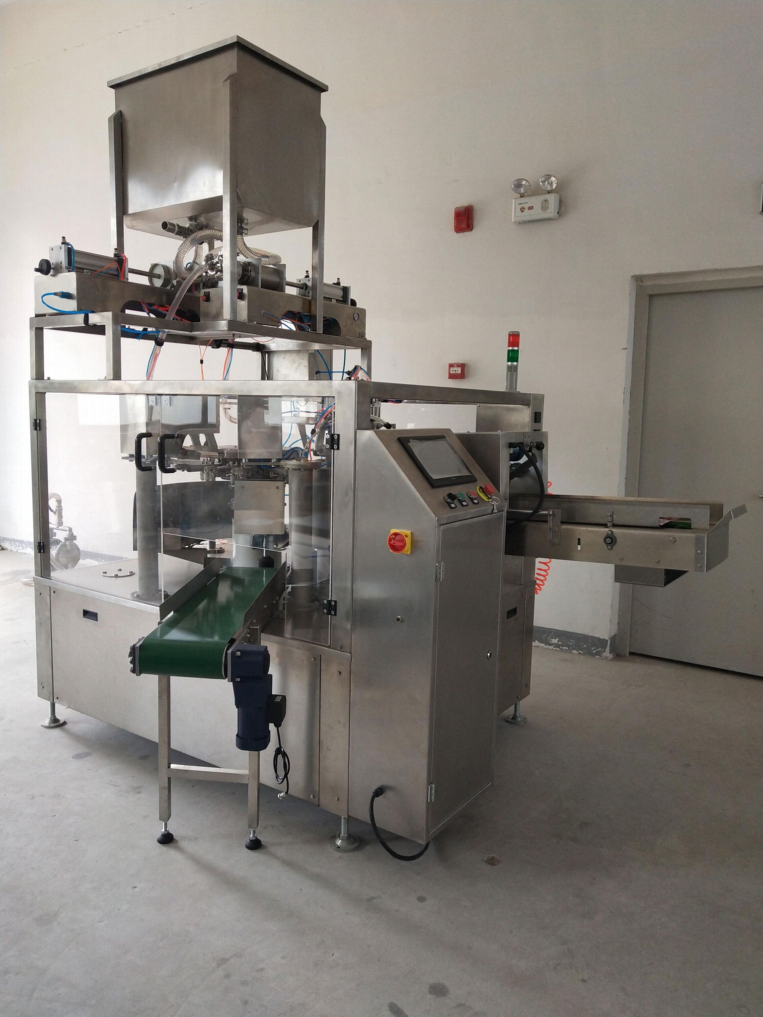 rotary detergent liquid,softener,ketchup premade doypack bag packing machine