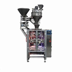 Vertical 4coner sealing quad bag oatmeal milk powder packing machine