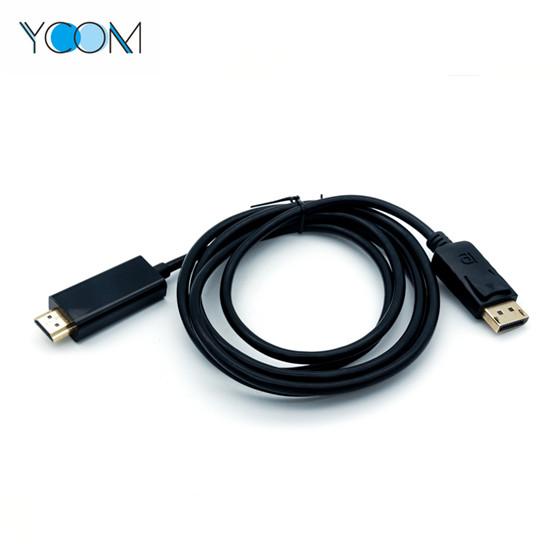 Displayport  Male To HDMI Male Cable Support 3D