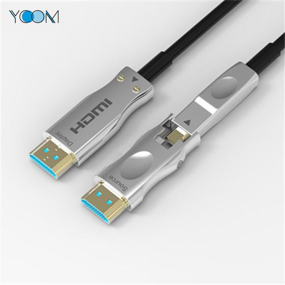 200m Active HDMI Fiber Optic Cable with Micro 5